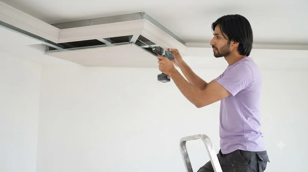 False Ceiling Border and Corner Work