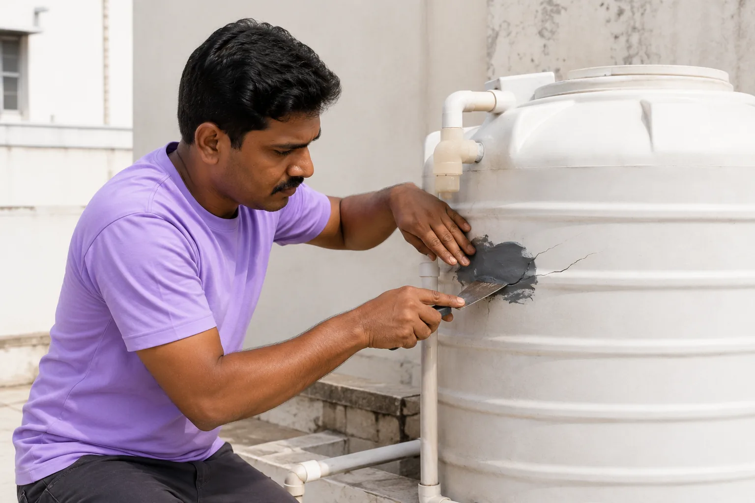 Water tank repair
