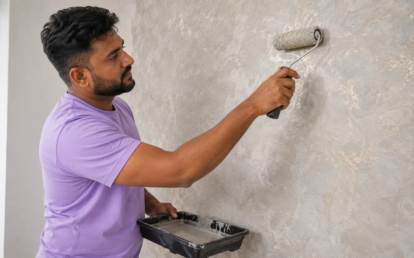 Premium / texture interior painting (per sq ft)