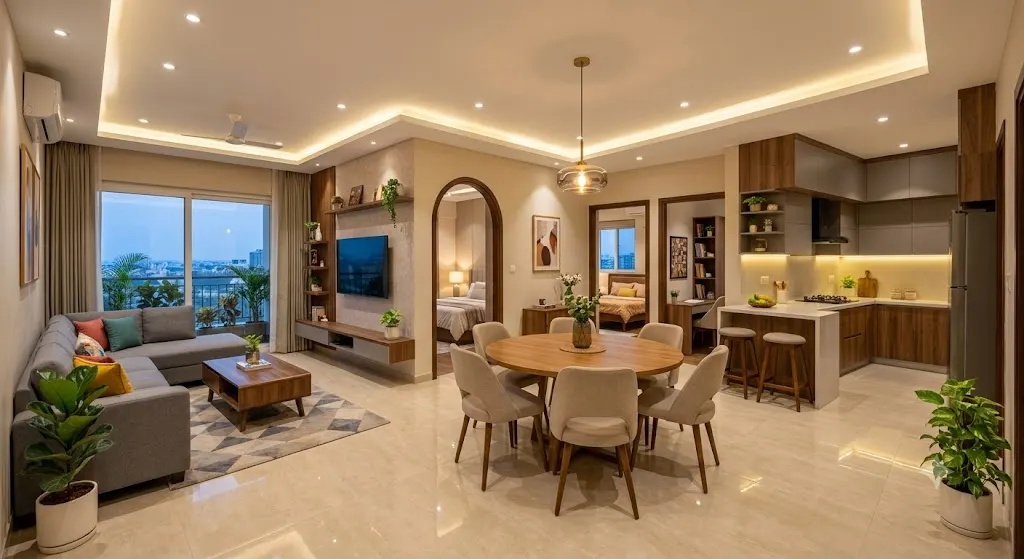 3BHK Complete Home Interior