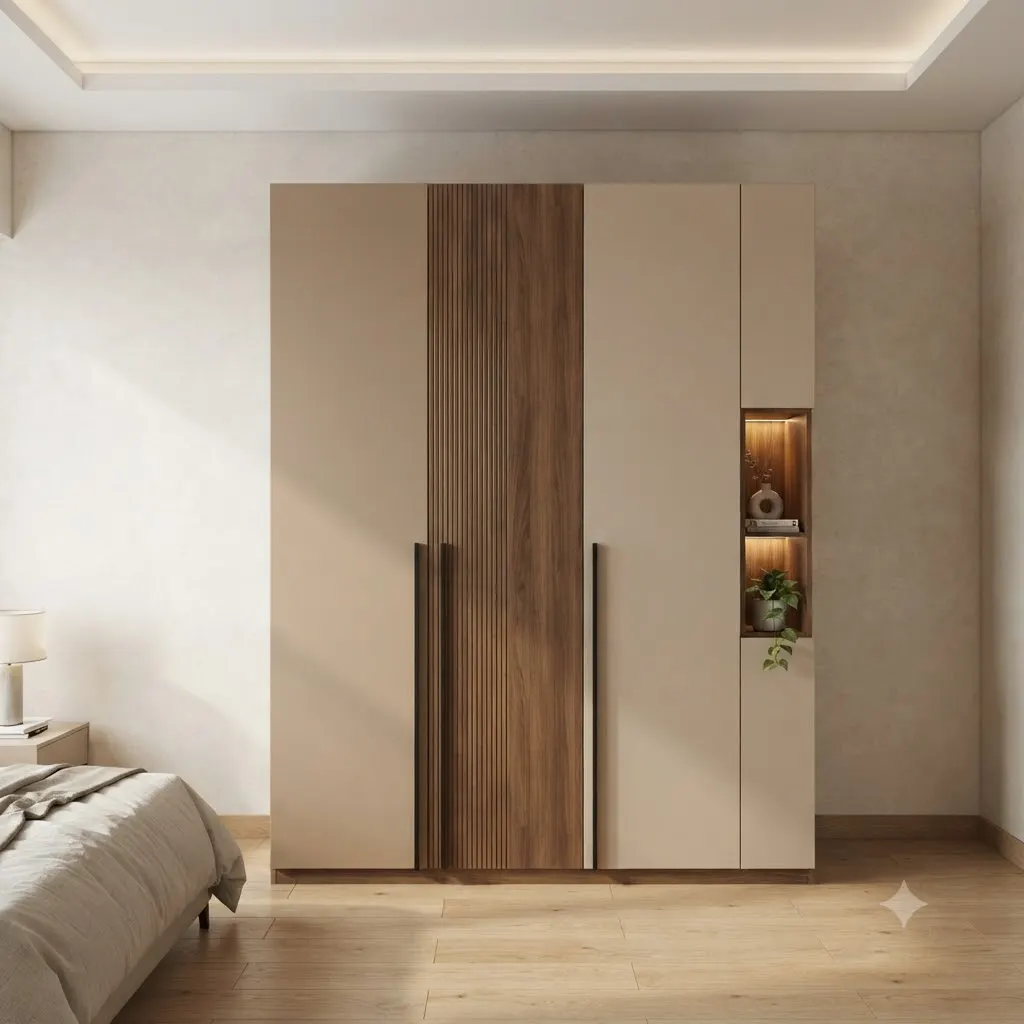 3-Door Hinged Wardrobe