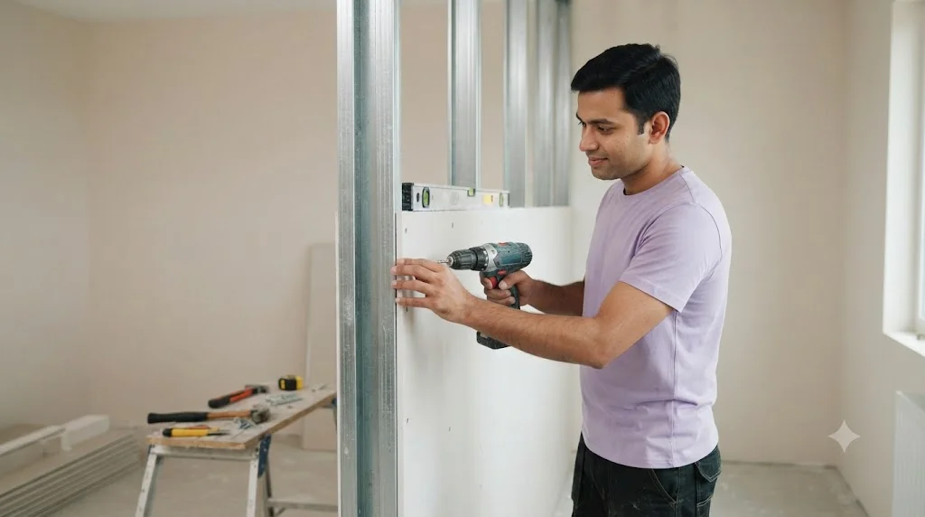 Gypsum Board Partition